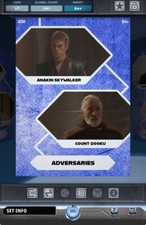 Topps Star Wars Card Trader 2024 Legacy Anakin Skywalker Blue - Count Dooku