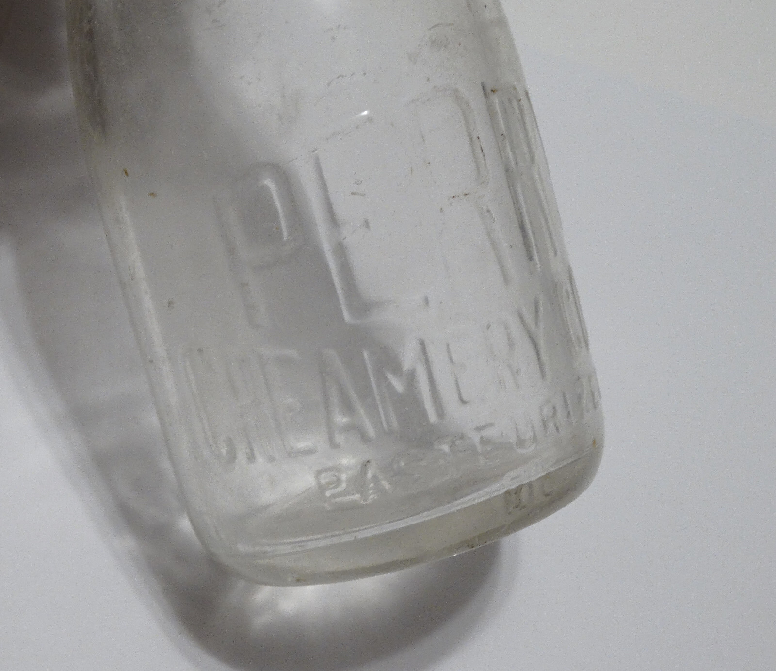 Tuscaloosa AL DAIRY Bottle PERRY Half Pint