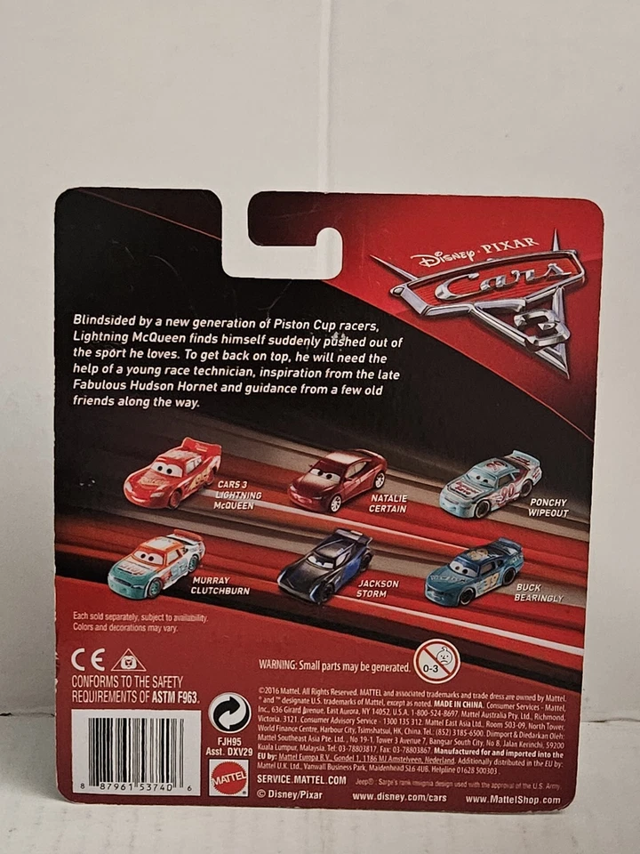  Disney Pixar Cars 3 Sarge Jeep Diecast  - Image 2 of 2