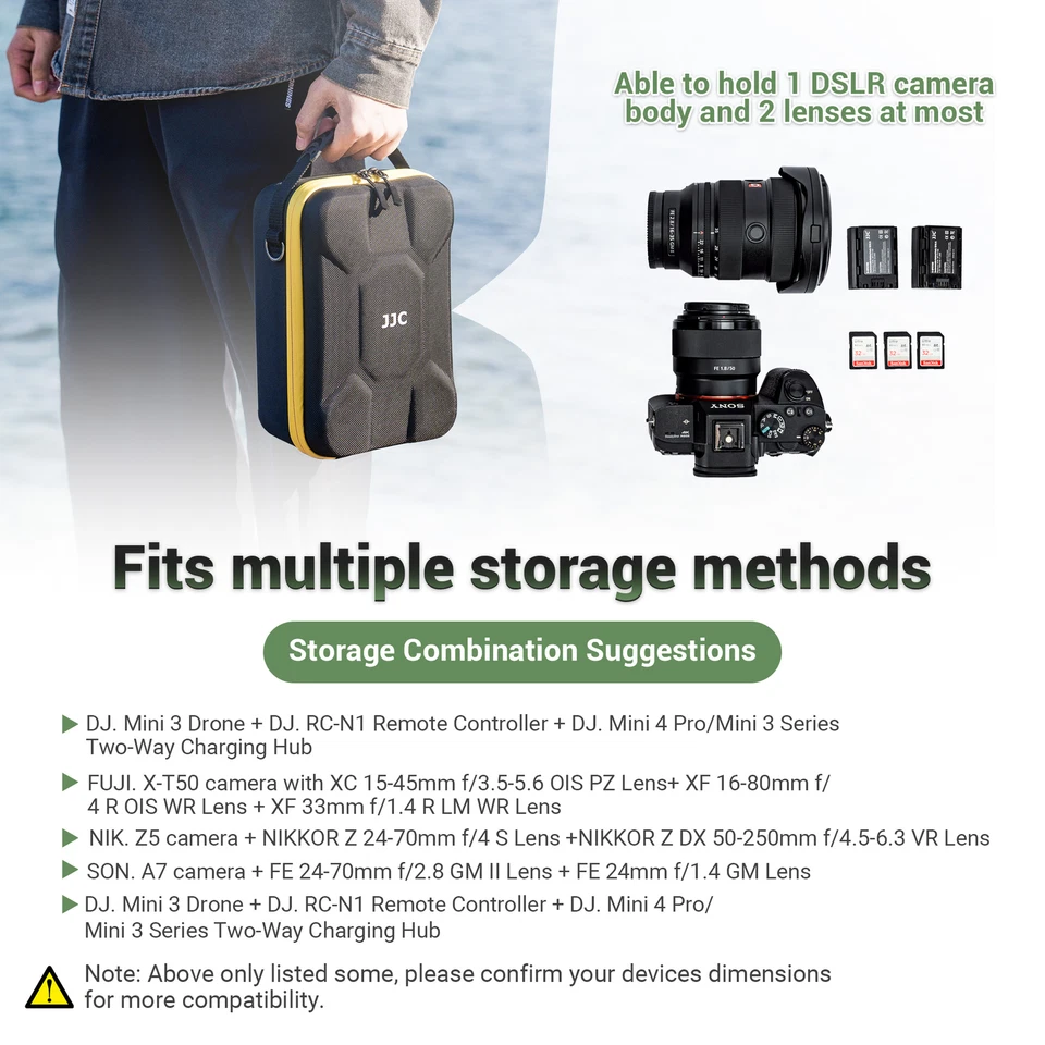 Hard Shell Camera Body Lens Case Pouch for Nikon Z8 NIKKOR Z 24-120mm f/4 S Lens - Image 3 of 4