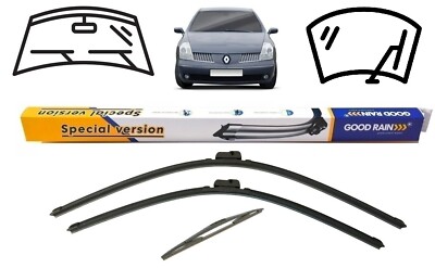 SCHEIBENWISCHER WISCHERBLÄTTER für RENAULT VEL SATIS ab 2002-2009 VORNE + HINTEN