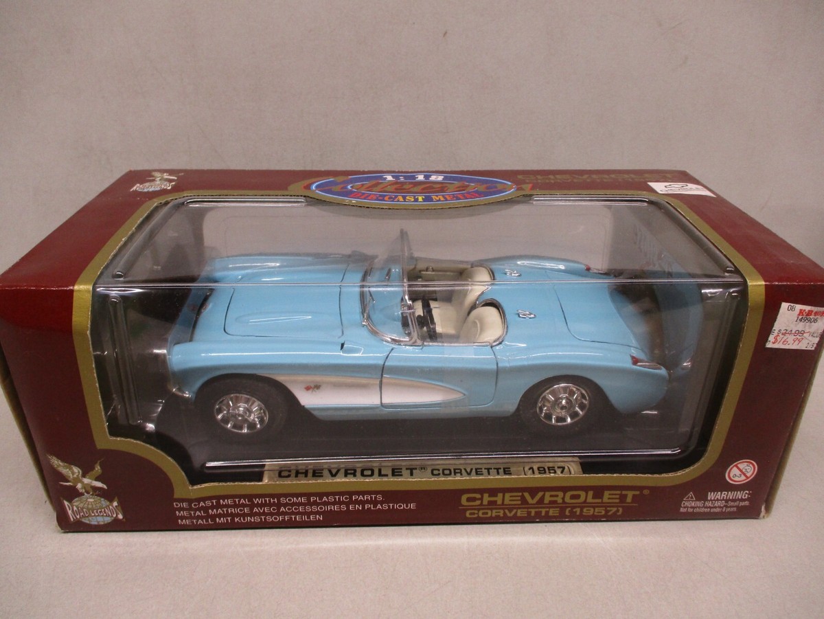 【激レア】CHEVROLET CORVETTE1957☆1:18 Burago 1957 Chevrolet Corvette 1:18 Blue / White Die Cast | eBay