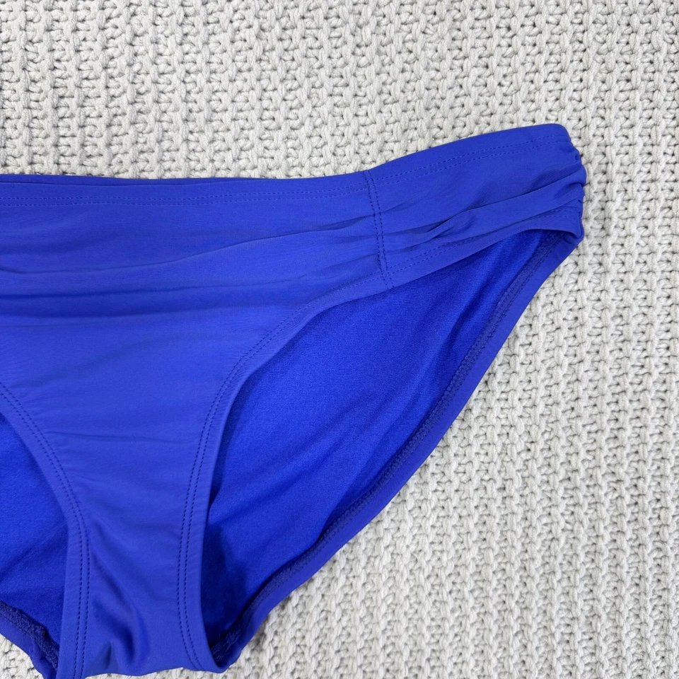 Parte inferior de bikini Converse Y2K talla grande descarado azul real traje de baño acanalado ropa de resort Foto 2 de 4