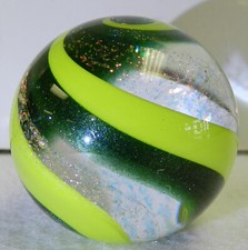  18346m Nice Handmade Contemporary Rick Davis Marble 1.46 Inches Mint 