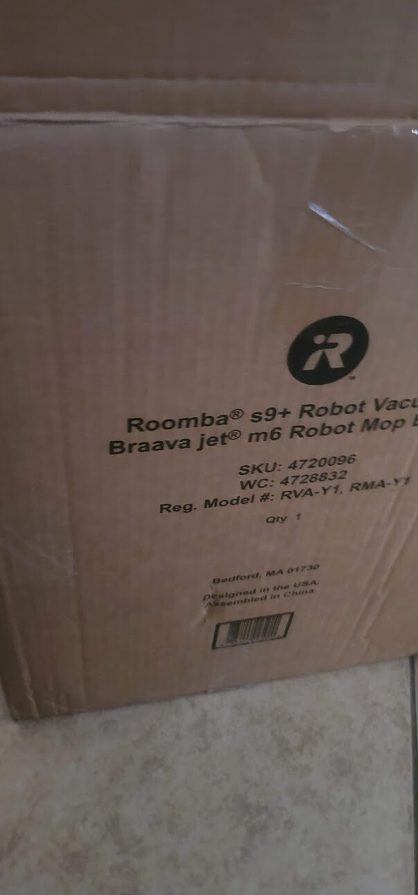 iRobot Roomba s9+ (9550) Robot Vacuum & Braava Jet m6 (6112) Robot Mop