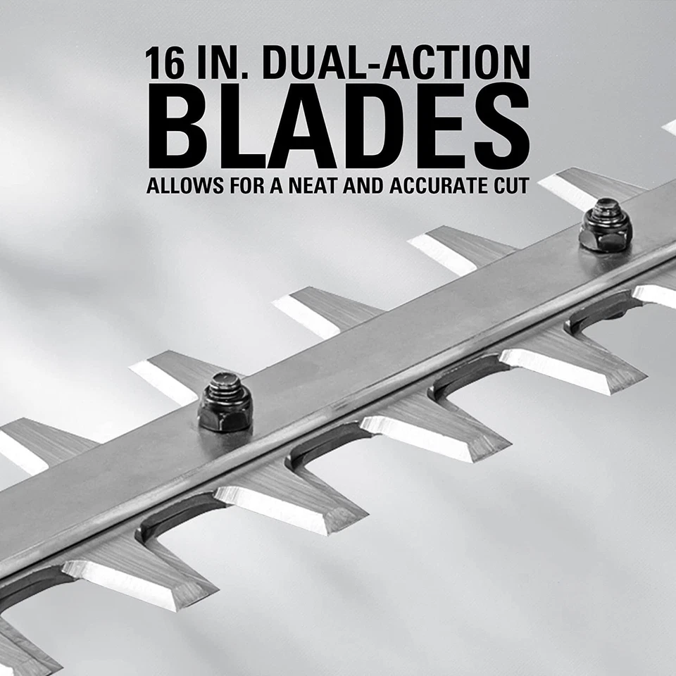 16 inch Pole Hedge Trimmer Attachment for Greenworks STB460 STB456 STC459 STF456 - Image 2 of 4