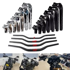 Club Style 1" 1-1/8" Handlebar Riser For Harley Touring Dyna Softail Low Rider