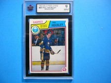 1983/84 O-PEE-CHEE NHL HOCKEY CARD #65 PHIL HOUSLEY ROOKIE RC KSA 9 MINT OPC