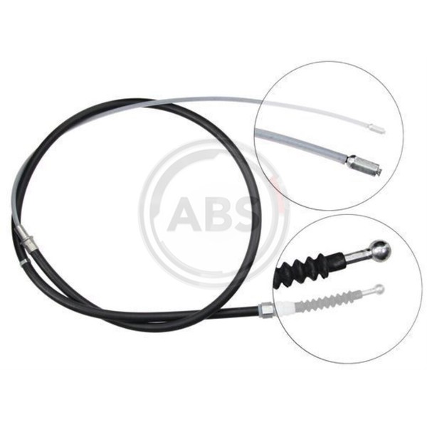 A.B.S. Handbremsseil Bremsseil Links Rechts Passend FüR Vw Polo Seat Ibiza Iv-image