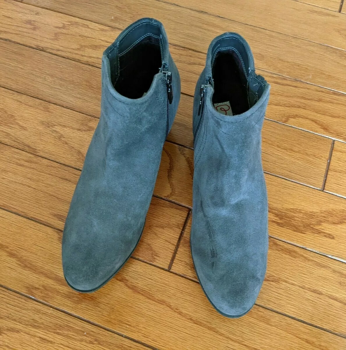 BLONDO Valli Waterproof Insulated Suede Booties Ankle Boots Grey - Main Image