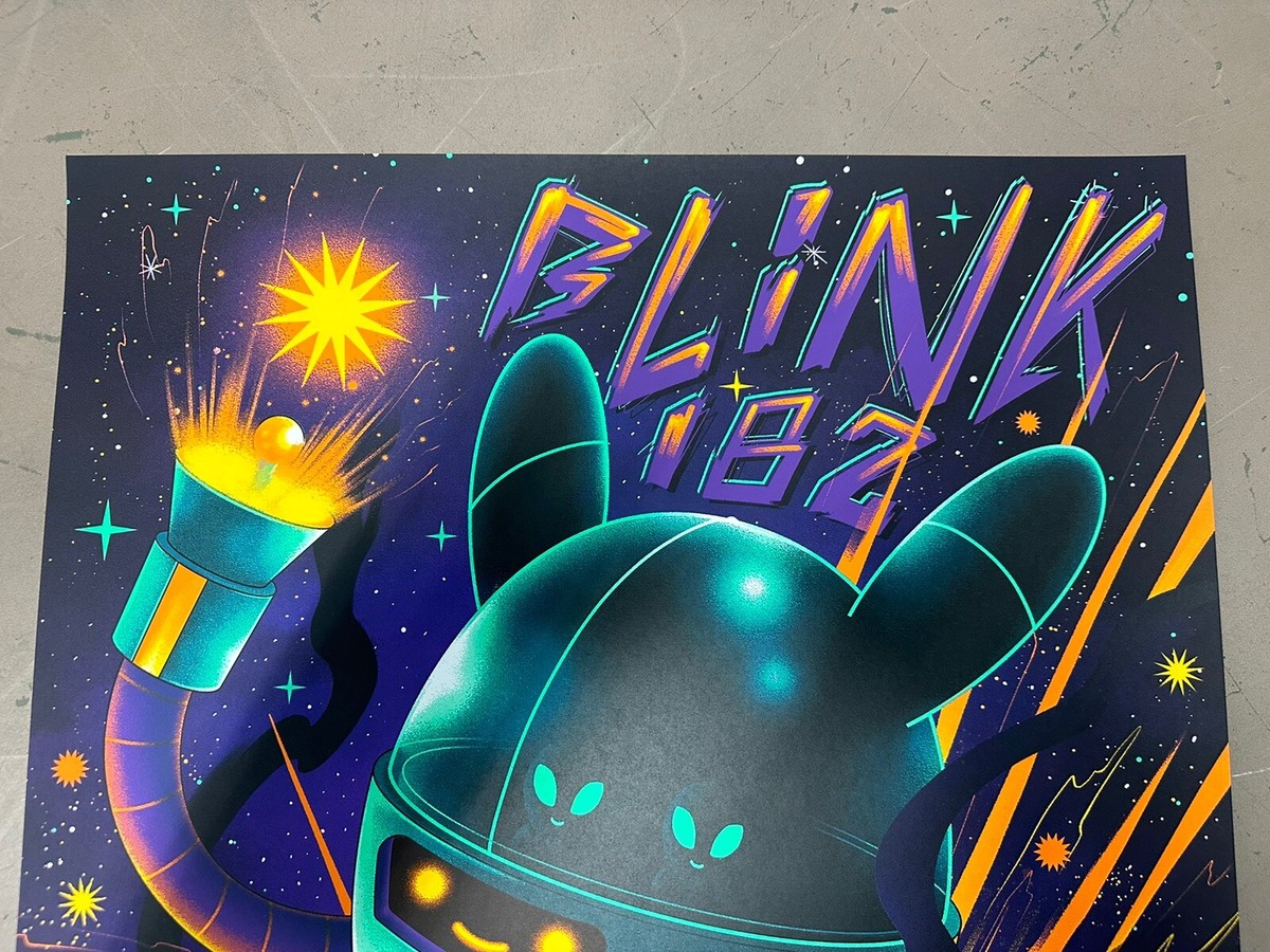 Official Blink 182 Poster Las Vegas July,3-2024 | eBay