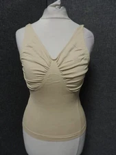 Labrada Seamless Control Vest Top Beige x2 Size M Ln042 FF 12