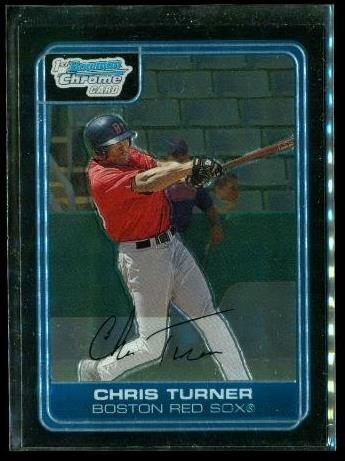2006 1ST BOWMAN CHROME Baseball Trading Card BC69 CHRIS TURNER
