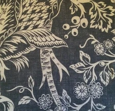 LEE JOFA New Malabar Indigo Blue Floral  New Remnant