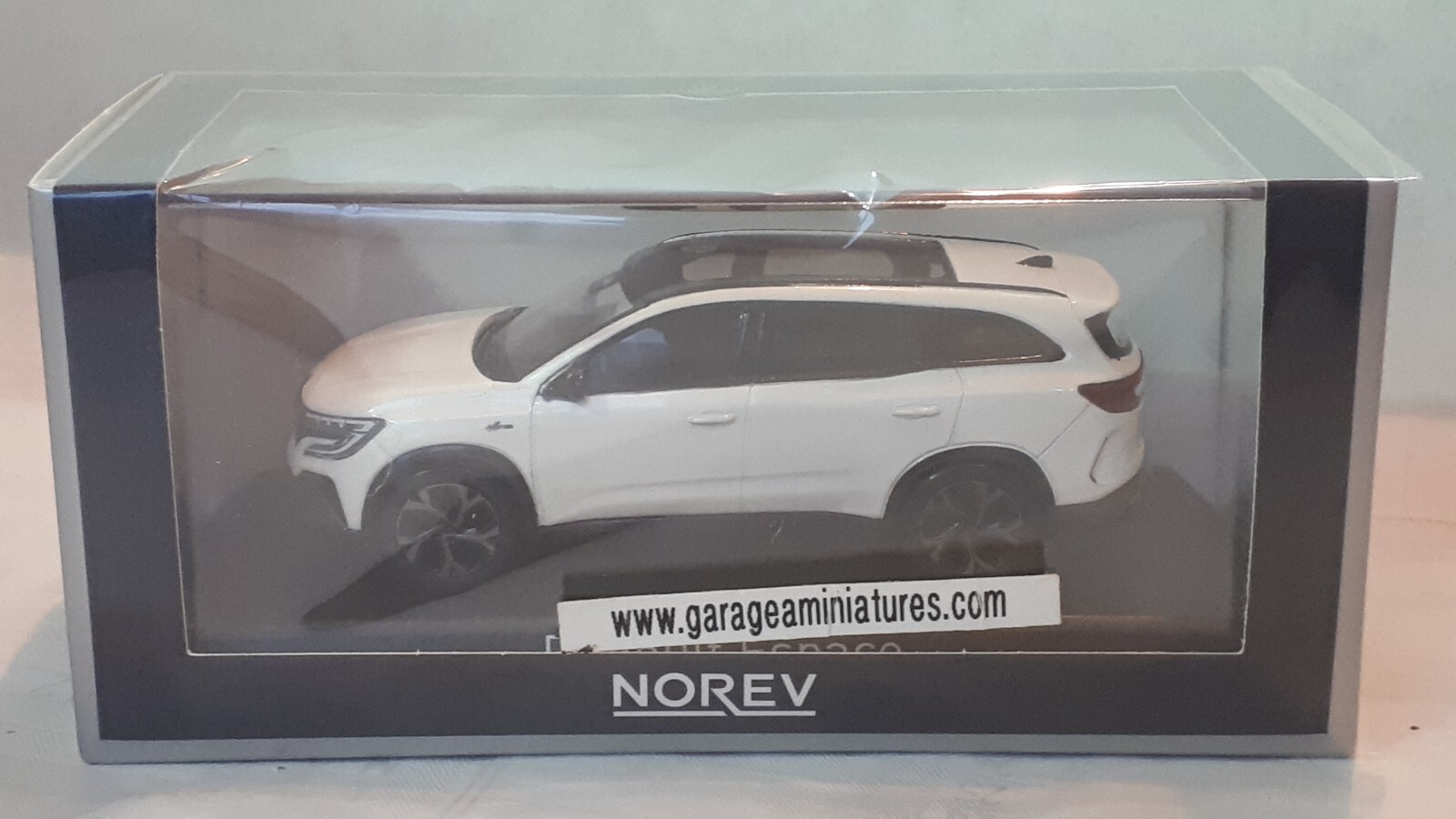 Renault Espace 2023 Norev 1/43 miniature blanche de haute précision