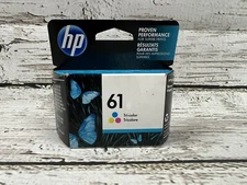 Genuine New Original HP 61 Tri-Color Ink Cartridges Sealed - EXP April 2023