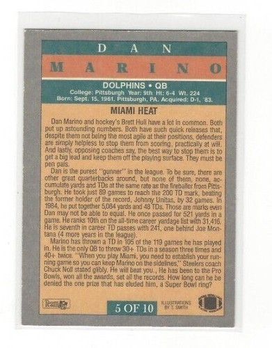 1991 FLEER FOOTBALL PRO-VISIONS INSERT SERIES SINGLES - Picture 2 of 4