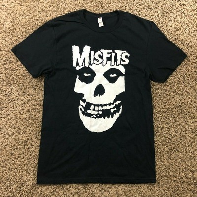 NEW Misfits Men Sz S Black Shirt Rock 