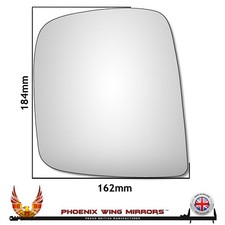 Left H Passenge Side Fits Nissan NV200 Combi 2010-2024 Convex Wing Mirror Glass