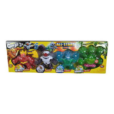NEW 2022 All Stars Of Goo Jit Zu EXCLUSIVE 4 Pack Hydra Tyro Pantaro Blazagon