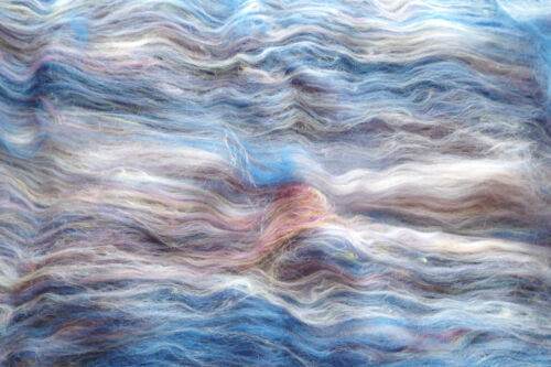 Shetland Landscapes Carded Wool Art Batt 5 Choices Dyed Wool UK Breed Felt Spin - Picture 49 of 105