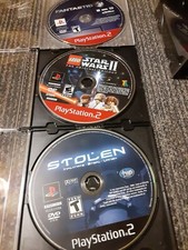 playstation 2 Ps2 (3) Games DISC ONLY LOOSE STOLEN LEGO STAR WARS FANTASTIC 4