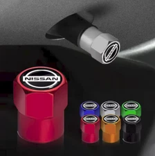 4Pc/set Car Wheel Tire Valve Stems Caps For  NISSAN CARS  all models / 4 colors