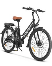 750W 36V Electric Bike Mountain e bike 26" Fat Tire 19MPH for Adult