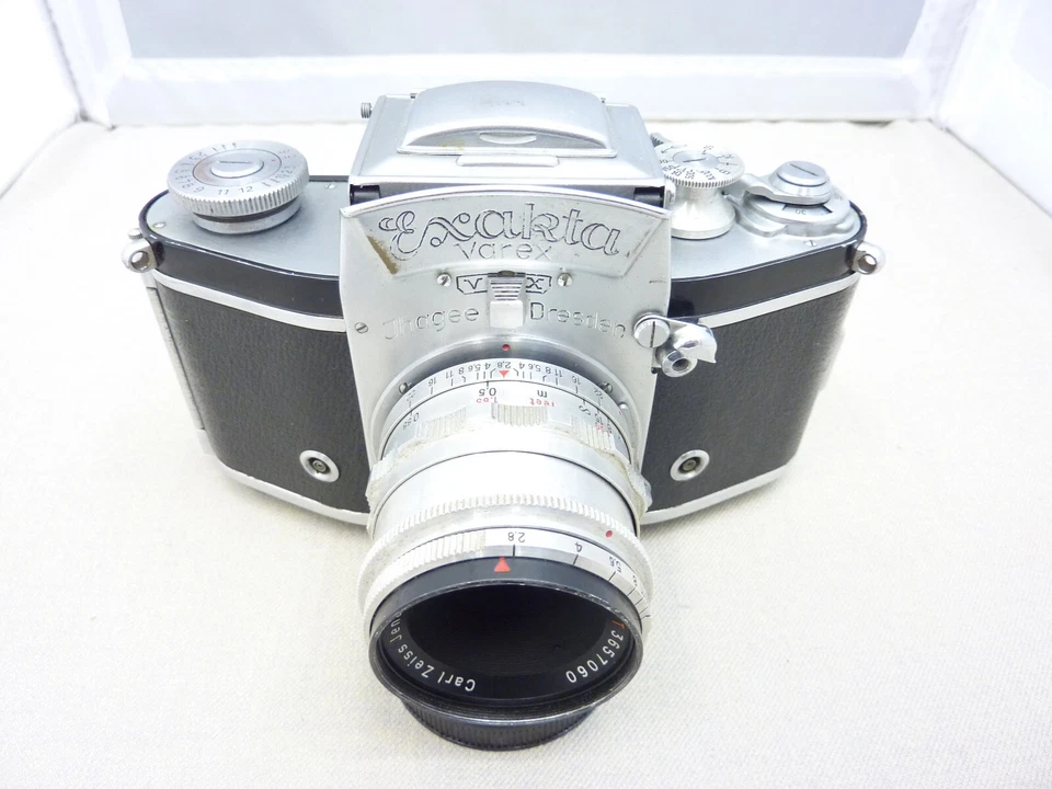 Fotoapparat Exakta Varex VX mit Objektiv Carl Zeiss Jena Tessar 1:2,8 f=50mm -  - Bild 3 von 4