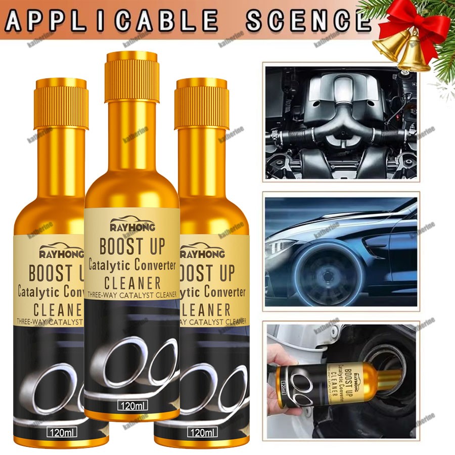Boost Up Vehicle Engine Catalytic Converter Cleaner Cleaning Multipurpose 1-3PCS
