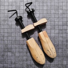 2Pcs Shoe Stretcher 2-Way Shoe Widener Expander Shoe Tree Wooden for Women Men