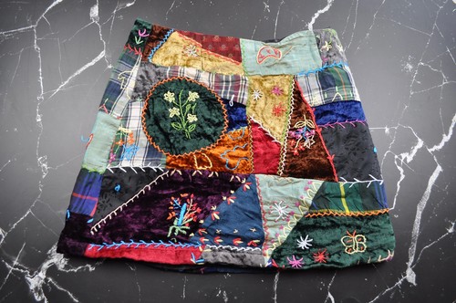 Vintage Gap Patchwork Mini Skirt 1999 Little Girls size 6