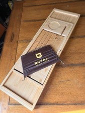 Royal Craft Wood Bamboo Bathtub Tray Caddy Expandable Wine Book Tablet Holder