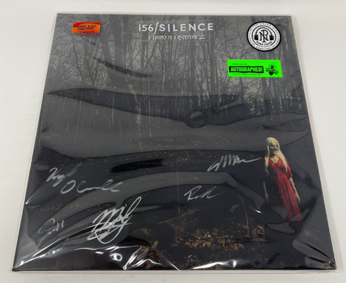 156/Silence - From A Distance - Full Band SIGNED Autograph Orange & Red LP Vinyl