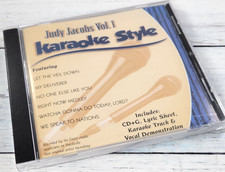Judy Jacobs Vol. 1 KARAOKE STYLE CD, Daywind 6 Songs, CD G, Lyric Sheet