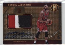 2016 Gold Standard Rookie Jersey Jumbos Prime AU /25 Denzel Valentine Auto 13c7
