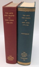 The Arts & Crafts in New York 2 Volumes 1726-1776 1777-1799 Ads Hardcovers
