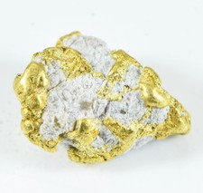 QN-11 "Alaskan BC Gold Nuggets with Quartz" Genuine 4.18 Grams 4682.26 per troy oz