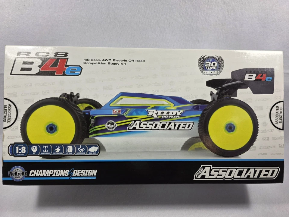 Team Associated RC8B4e 1/8 Scale 4WD Electric Off Road Competition Buggy Kit - Image 2 of 4