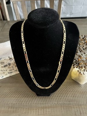 14K Gold Filled Chain 22 Inches Long 1/4 mm Wide Figora Unisex Lobster Brand New