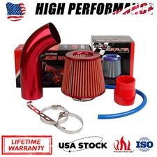 Cold Air Intake Filter Induction Kit Pipe Power Flow Hose System Car Accessories