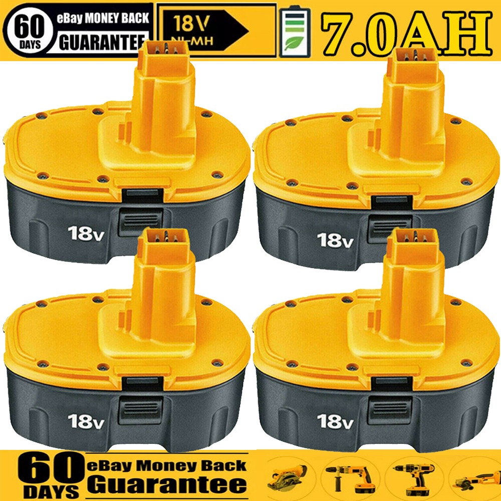 4-1x 18V Ni-MH Battery For Dewalt DW938 DW960 DC988 DC618 DC385 DC9096