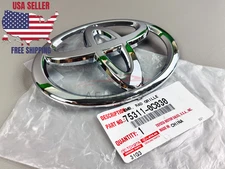 Sliver Front Grille Emblem Fits Toyota 08-22 Sequoia 07-17 Tundra 16-2017 Tacoma