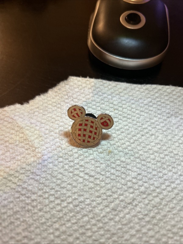 Park Food Collection Cherry Pie Mickey Head Shape Disney Trading Pin ~ Brand New