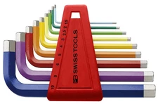 Japan NEW PB SWISS TOOLS Rainbow Wrench Set with Holder 210H-10RB