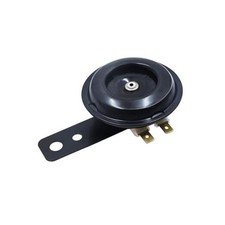 6V 1.5A 110dB Metal Electric Loud Horn Speaker Trumpet Black for Motorcycle