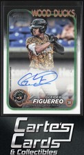 Gleider Figuereo 2024 Topps Pro Debut #PD-34 Autographs Down East Wood Ducks