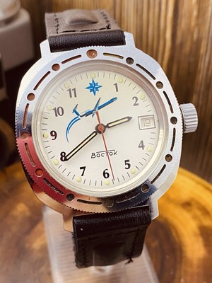 Watch Vostok Komandirskie Wostok Vintage Wristwatch USSR Rare Soviet #8049