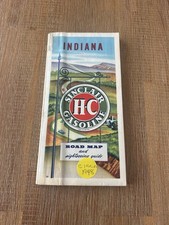 1948 Sinclair Oil Company Road Map and Pictorial Guide to Indiana
