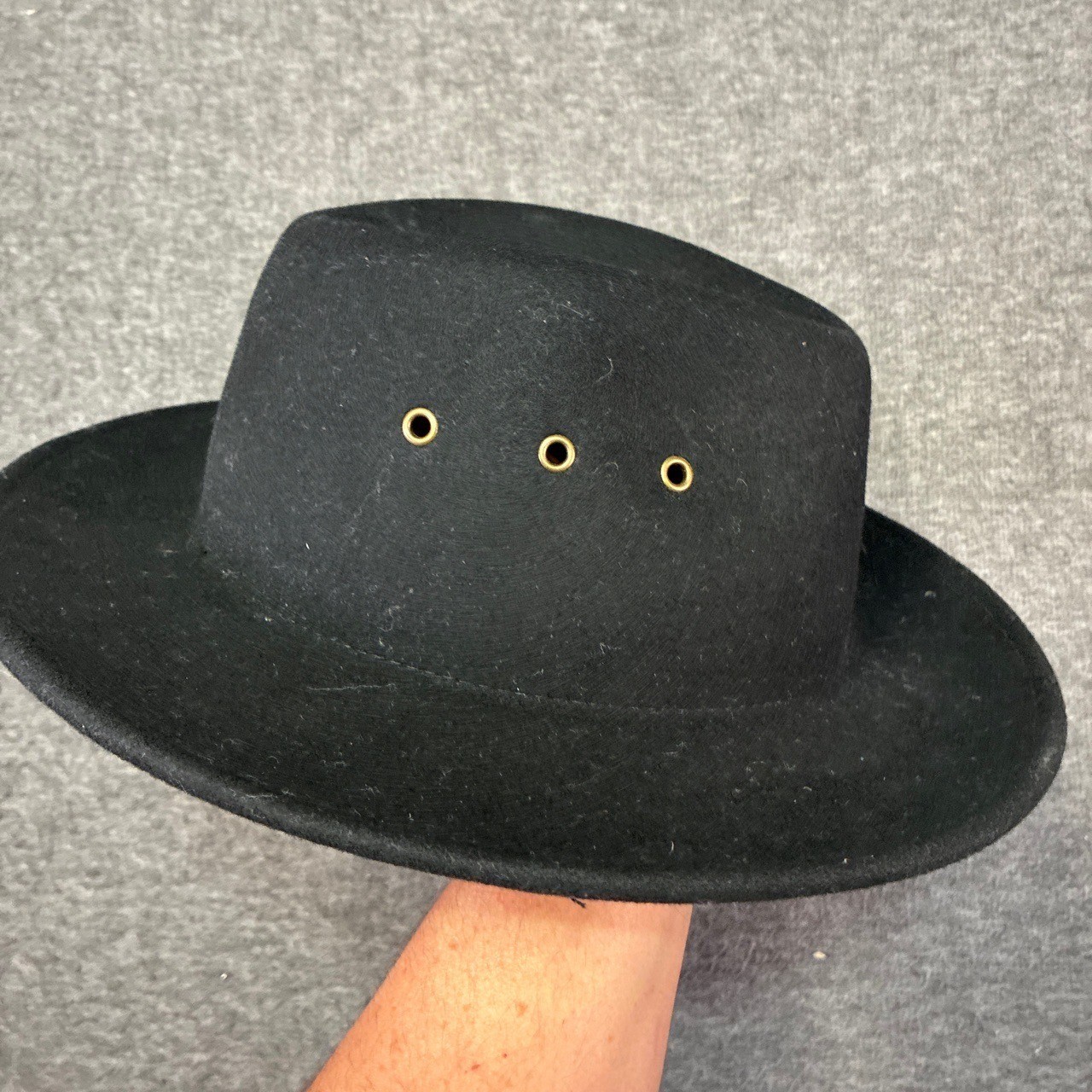 Pendleton Outback Fedora Hat Mens Small Black Woo… - image 2